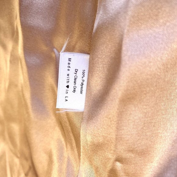NWT Blanka The Label Rise Gold Sequin Open Front Duster Jacket XS - Picture 5 of 7